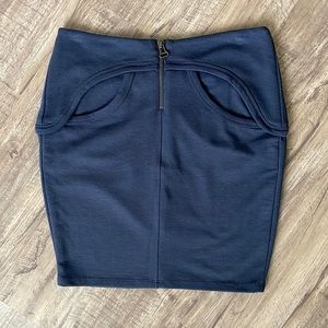 T Alexander Wang Size Small Dark Blue Skirt
